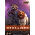 [Pre-Order] Hot Toys - MMS708 - Guardians of the Galaxy Vol 3 - 1/6th scale Rocket and Cosmo Collectible Set