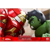 Hot Toys - Avengers: Age of Ultron: Cosbaby (S) Series 1.5 set of 3 includes Battle Damaged Mark XLIII