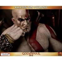 Gaming Heads - Kratos on Throne