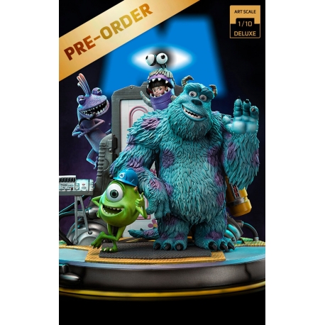 [Pre-Order] Iron Studios - Statue Monsters Inc. Diorama Deluxe - Disney 100TH - Monsters Inc - Art Scale 1/10