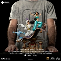 [Pre-Order] Iron Studios - Statue Aladdin and Jasmine - 100 Years Ver - Disney 100TH - Aladdin - Art Scale 1/10 