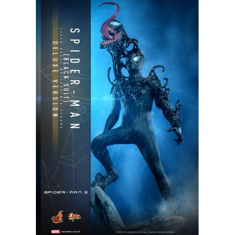 [Pre-Order] Hot Toys - MMS728 - Spider-Man 3 - 1/6th scale Spider-Man (Black Suit) Collectible Figure (Deluxe Version)