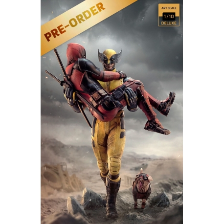 [Pre-Order] Iron Studios - Deadpool and Wolverine Deluxe - Deadpool and Wolverine Movie - Art Scale 1/10