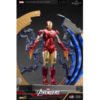 ZhongDong Toys - Infinity Saga - Iron Man Mark 6 with Suit-up Gantry Action Figure