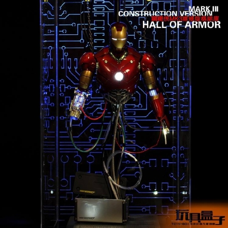 Toysbox - Display case for Iron Man Mark III (Construction Version)