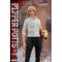 Hot Toys - Iron Man 3 - Pepper Potts & Mark IX