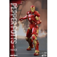 Hot Toys - Iron Man 3 - Pepper Potts & Mark IX