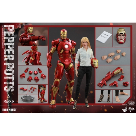 Hot Toys - Iron Man 3 - Pepper Potts & Mark IX