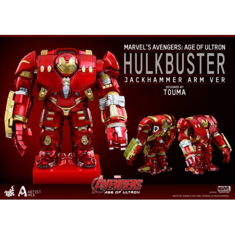 Hot Toys - AMC016 - Avengers: Age of Ultron - Hulkbuster (Jackhammer Arm Version) Artist Mix Collectible Designed by Touma